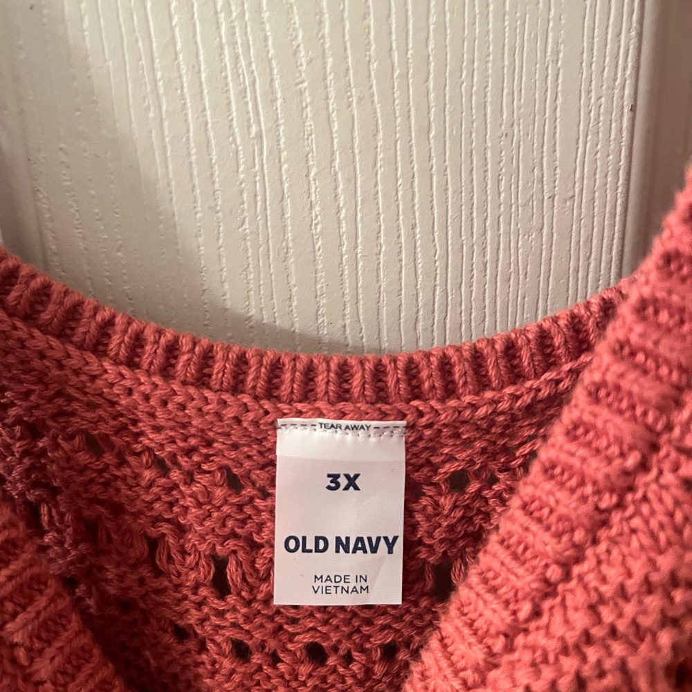 NWT 3X Old Navy Women's Coral Knit Tank Top - Picture 8 of 8